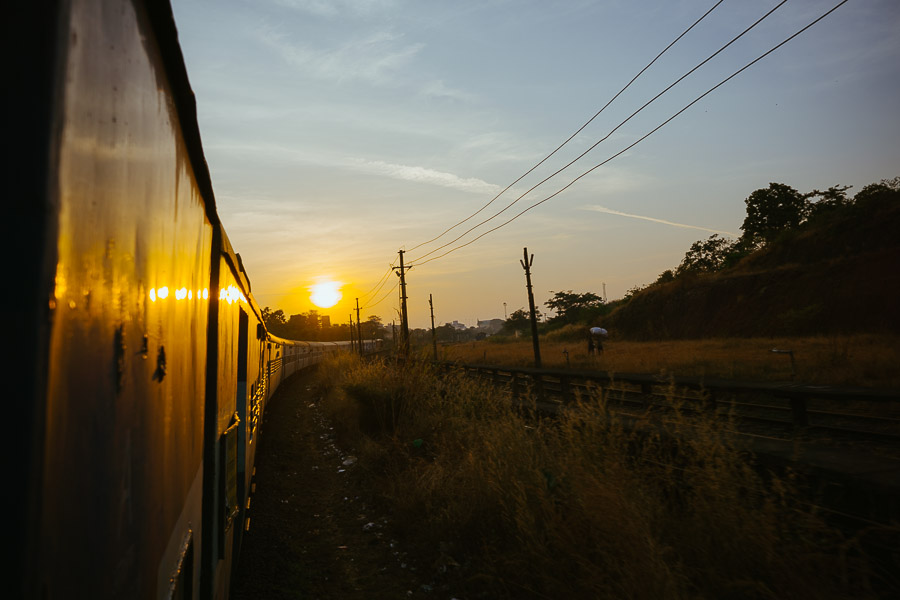 Train Sunset
