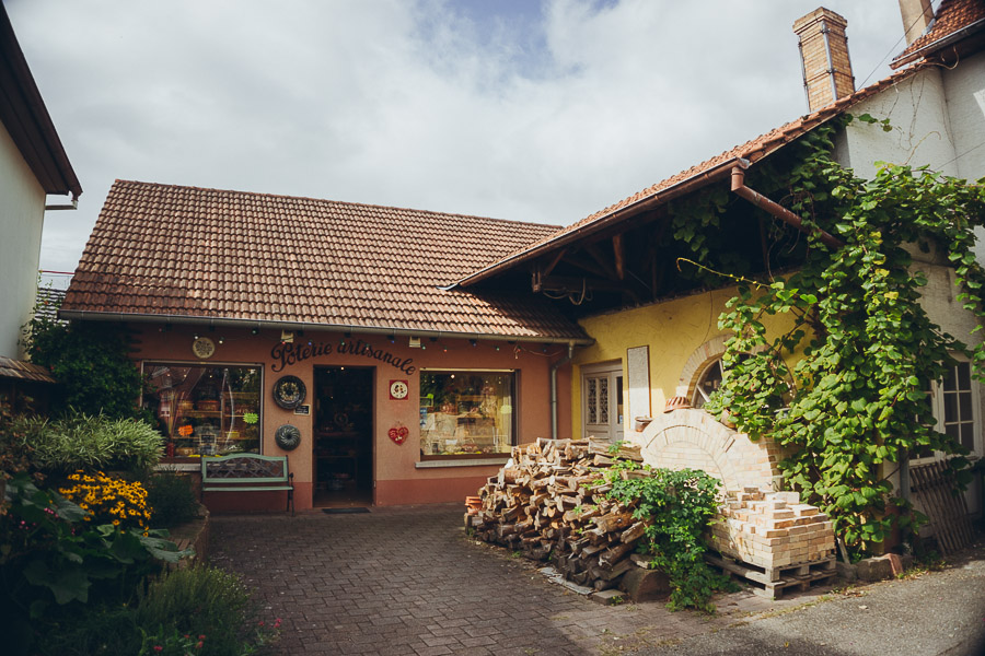 The Pottery Village of Soufflenheim - a muddy road